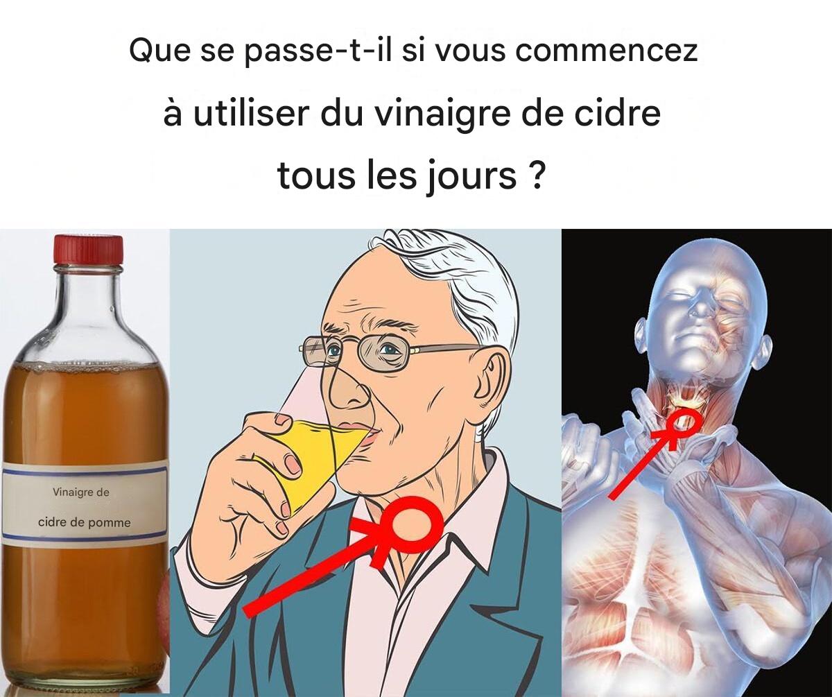 Que se passe-t-il si vous commencez à utiliser du vinaigre de cidre tous les jours ?