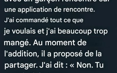 Un rendez-vous, une soirée, une leçon que je n’oublierai jamais