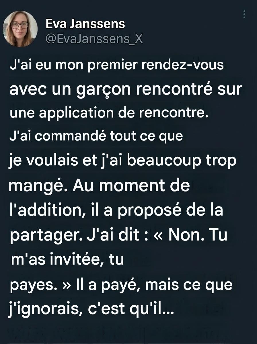 Un rendez-vous, une soirée, une leçon que je n’oublierai jamais