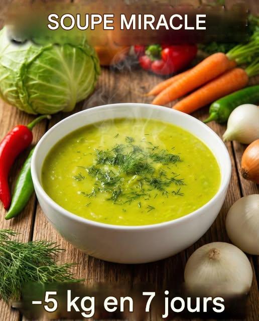 La recette miraculeuse de la soupe minceur – perdez 5 kilos en 7 jours