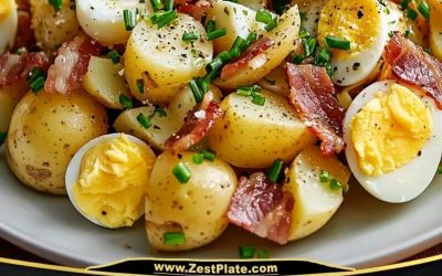 Salade Pomme de Terre Lardons Œufs