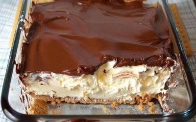 🍰 No-Bake Peanut Butter Éclair Cake