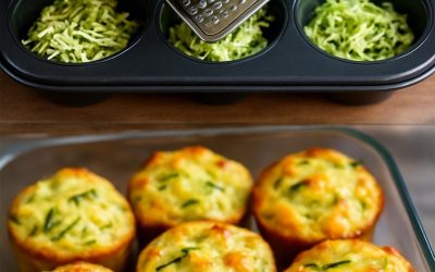 Muffins aux courgettes – légers, pratiques et parfaits à tout moment de la journée !