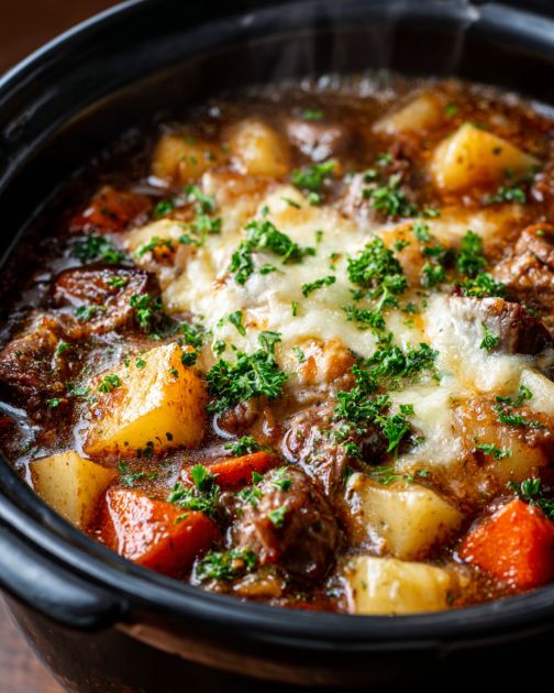C’est la soupe la plus savoureuse que j’ai mangée depuis longtemps, et elle est incroyablement facile à préparer avec une mijoteuse !