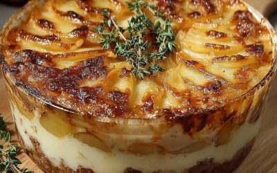 Gratin Dauphinois revisité : un gratin de pommes de terre au bœuf haché irrésistible