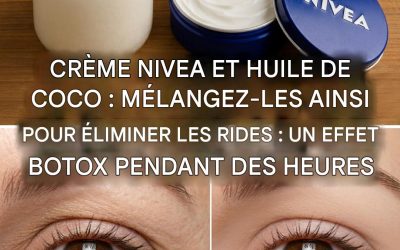 Comment associer l’huile de coco et la crème Nivea pour atténuer les rides et les ridules d’expression