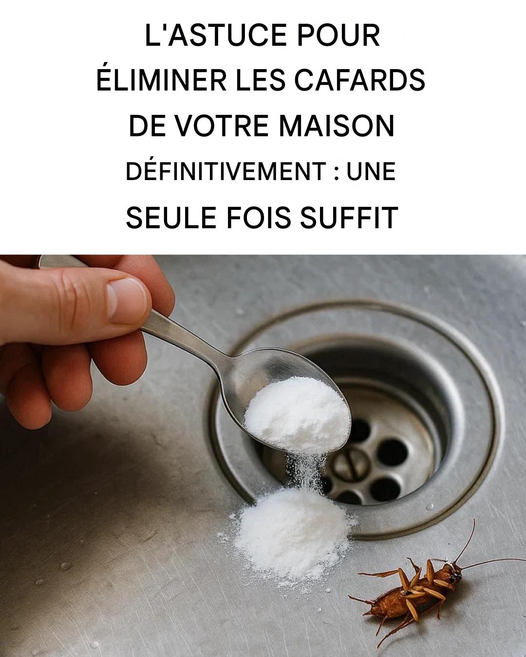 Éliminez les cafards pour toujours : la méthode simple pour déboucher votre évier
