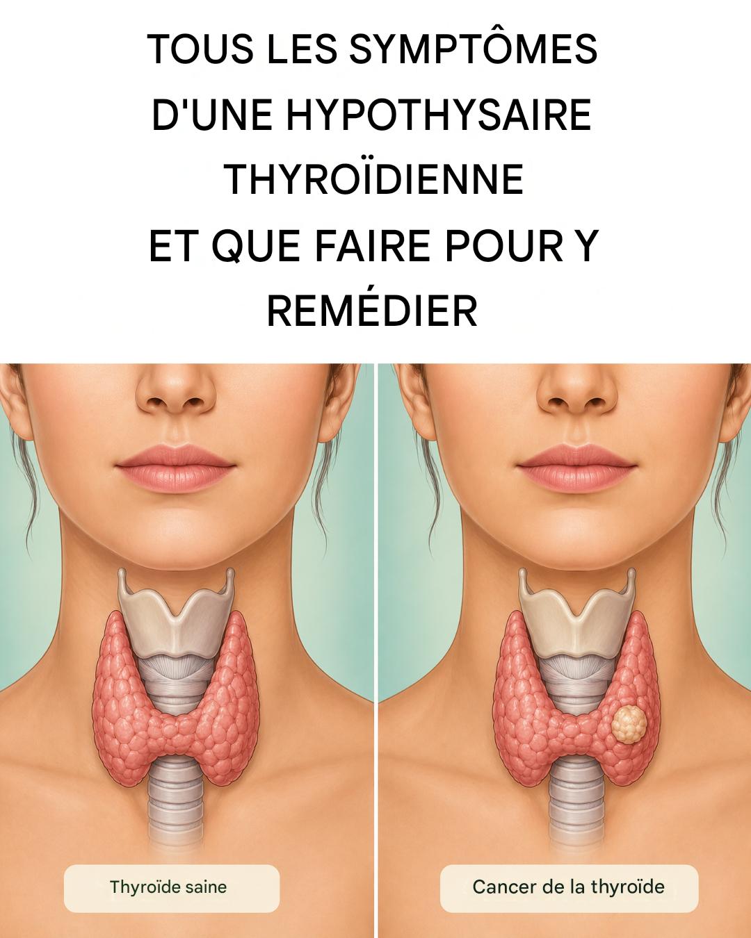 Tous les symptômes d’une insuffisance thyroïdienne et que faire ?