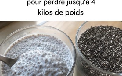 Graines de chia et de lin : combinez-les pour perdre jusqu’à 4 kilos.