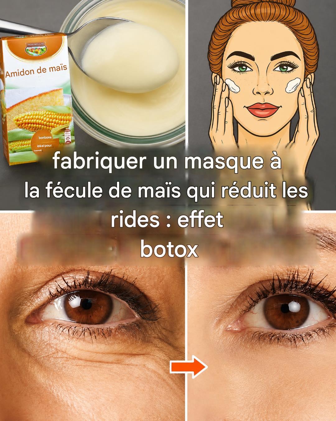 Comment appliquer la fécule de maïs sur la peau pour un effet anti-rides similaire au Botox