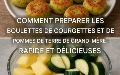 Boulettes de pommes de terre et de courgettes : une recette légère au four