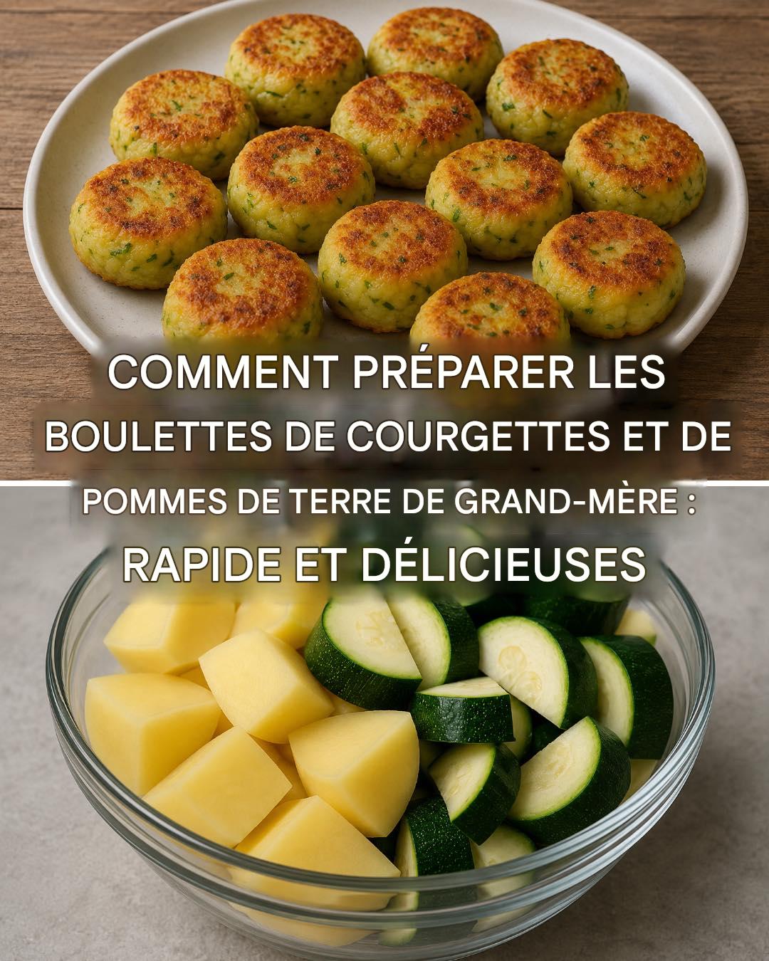 Boulettes de pommes de terre et de courgettes : une recette légère au four