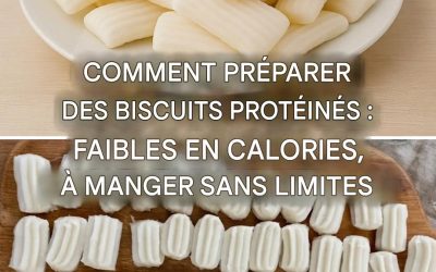 Comment préparer des biscuits protéinés parfaits pour perdre du poids
