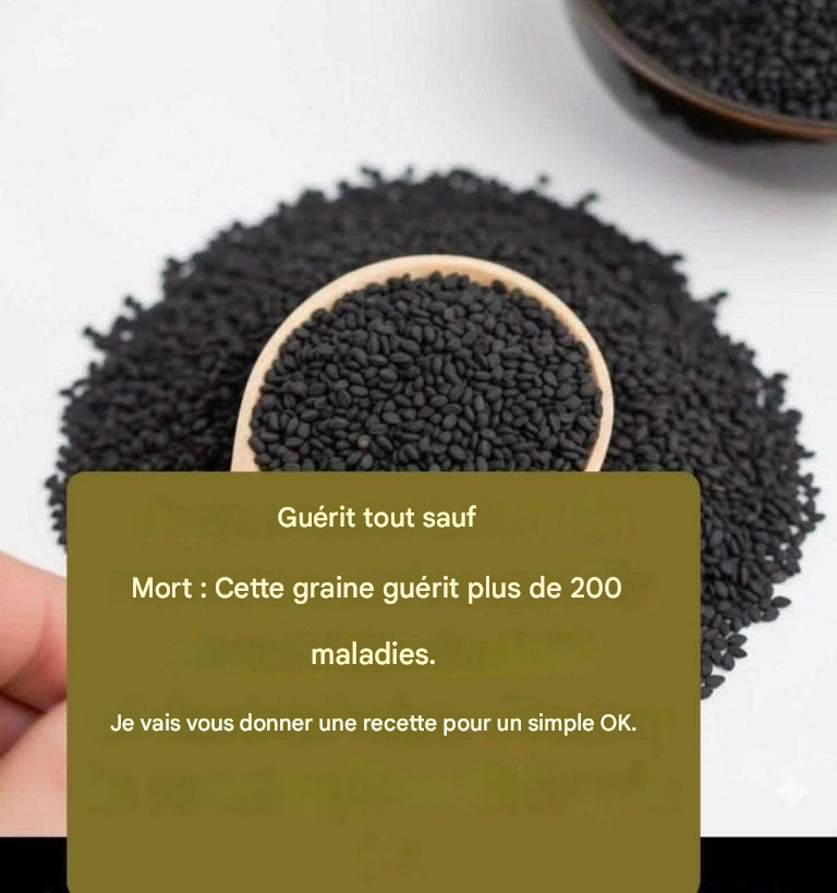 Voici la graine puissante qui guérit tout, sauf la mort.