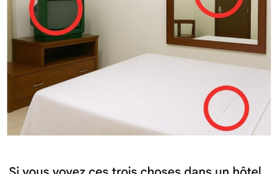 Changez d’hôtel si vous remarquez cela.