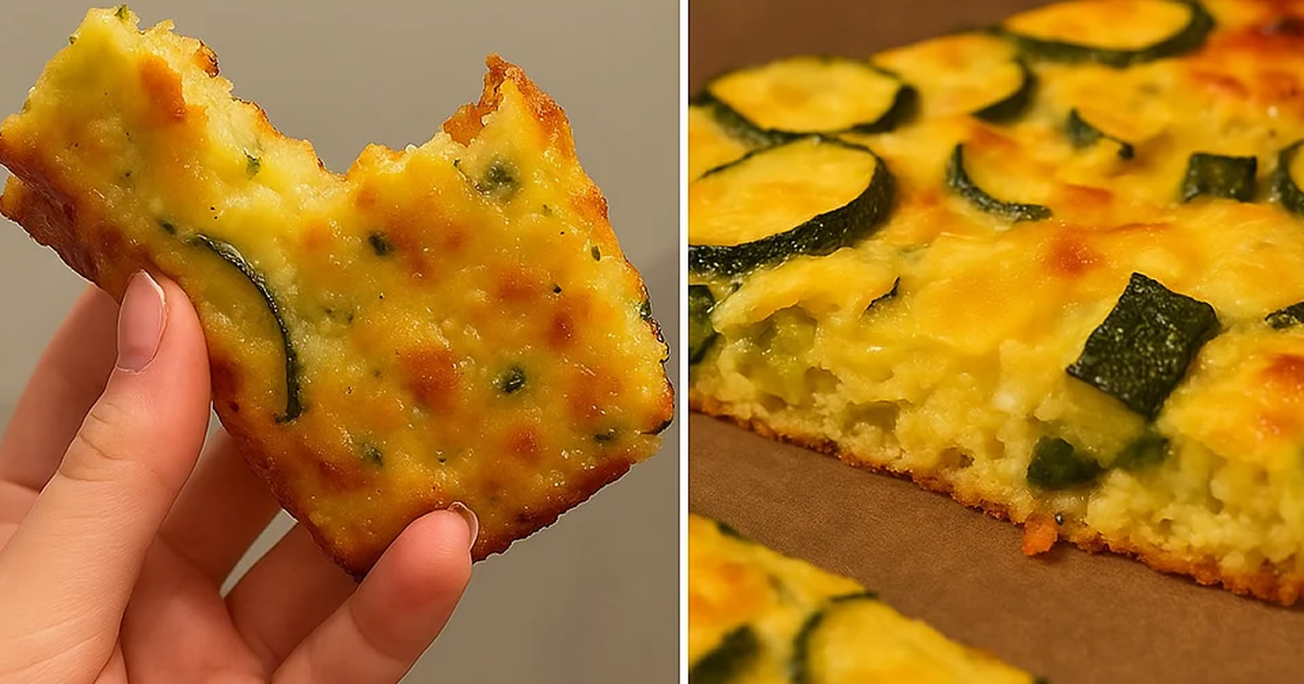Focaccia aux courgettes : simple à préparer, rapide et délicieuse