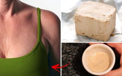 Comment éliminer les rides du décolleté et du cou grâce à un pain à la levure