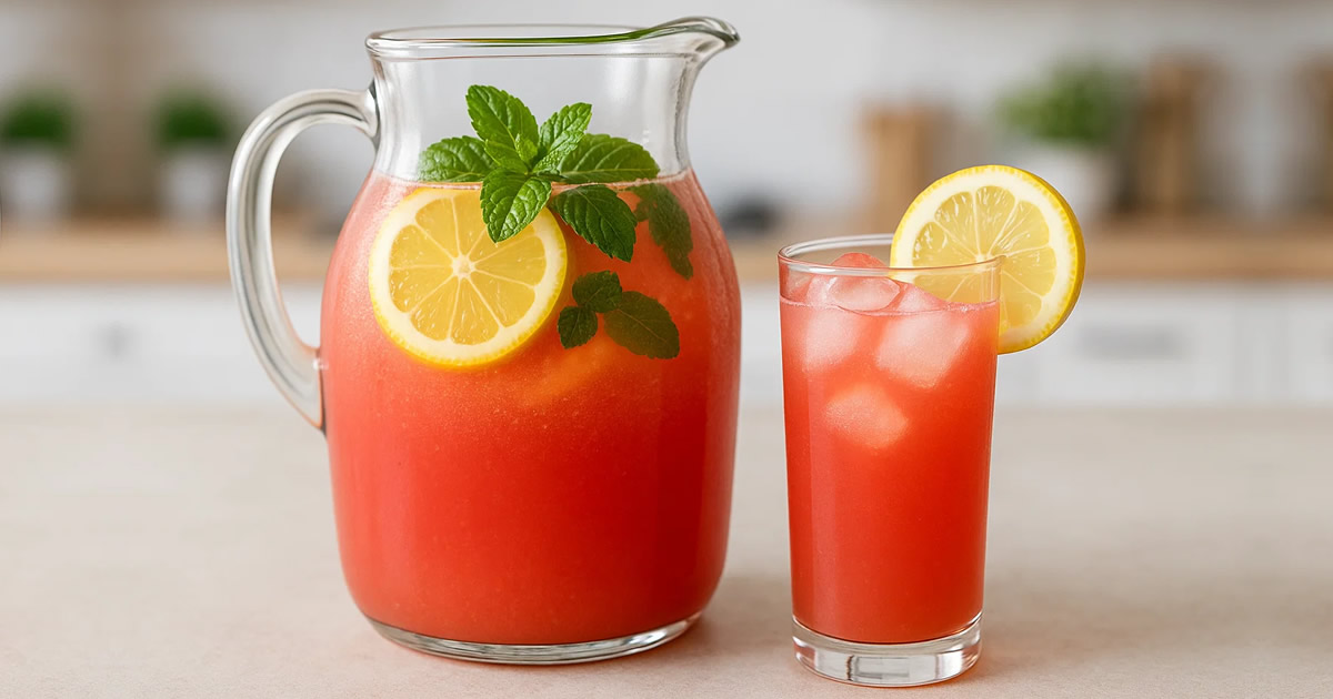Limonade à la pastèque : une boisson délicieuse riche en vitamine C et en antioxydants