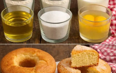 Le gâteau éponge classique à 6 ramequins
