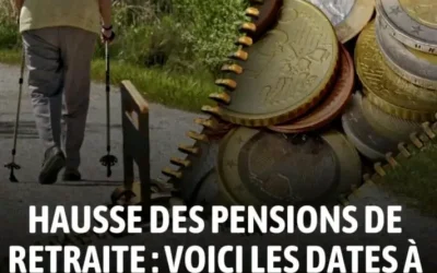 Hausse des pensions de retraite : le calendrier 2025-2026 à connaître