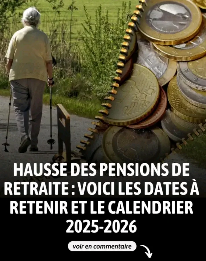 Hausse des pensions de retraite : le calendrier 2025-2026 à connaître