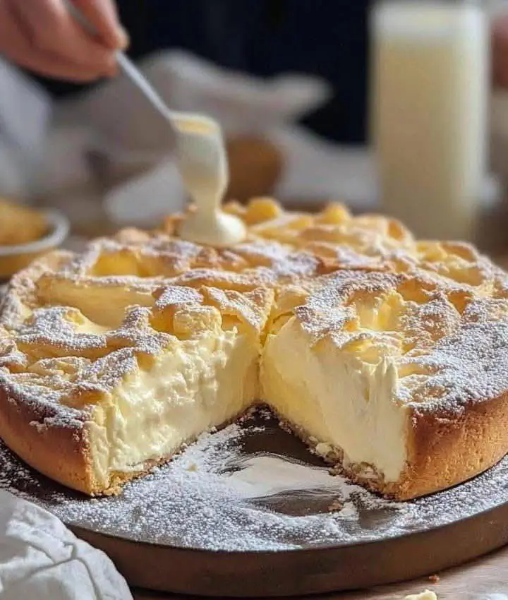 gâteau à la crème de guimauve