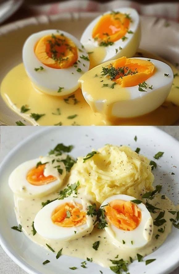 Œufs à la sauce moutarde – recette classique