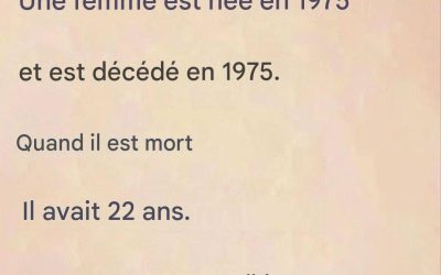 Énigme : Cette femme est née en 1975.