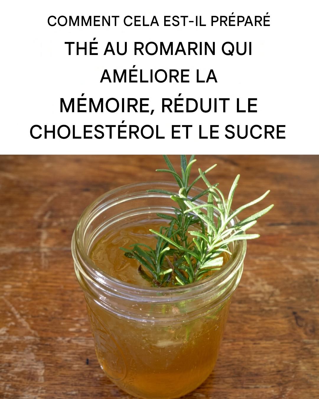 Voici comment votre corps change si vous buvez du thé au romarin tous les jours.