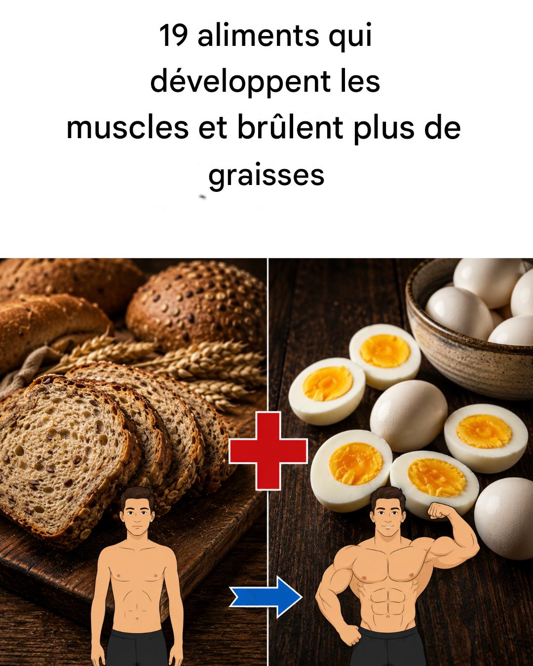 Aliments qui augmentent la masse musculaire et brûlent plus de graisses