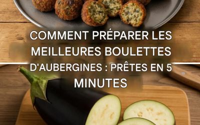 Comment préparer des boulettes d’aubergine ultra-légères et délicieuses