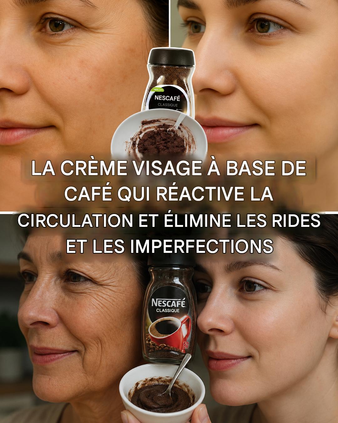 Comment faire un masque visage au café anti-rides