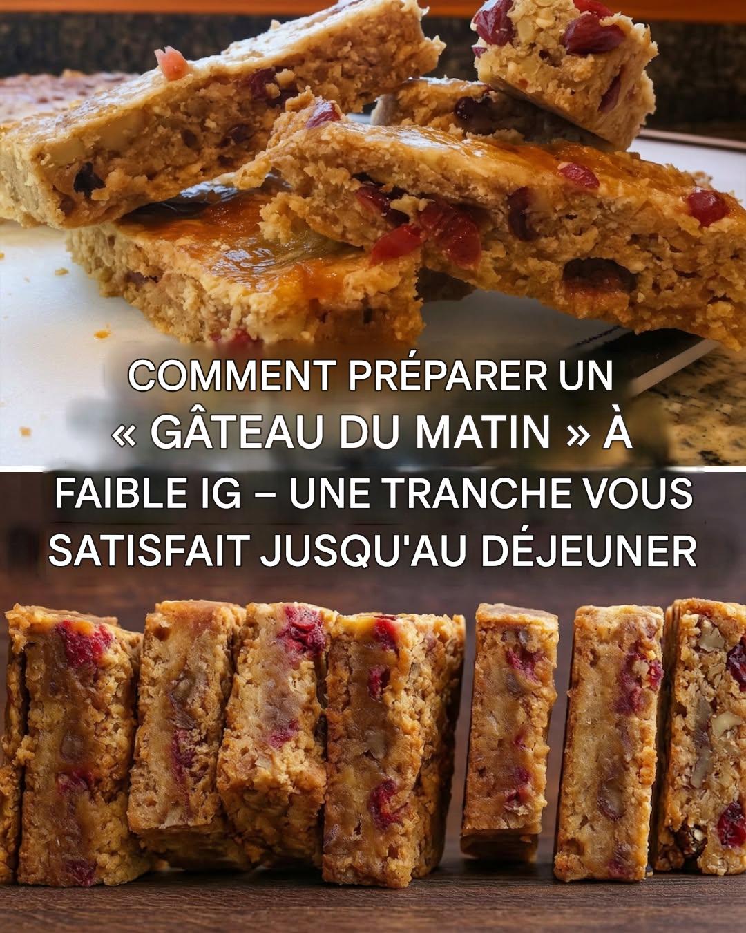 La recette d’un gâteau du matin à faible indice glycémique : sain et savoureux