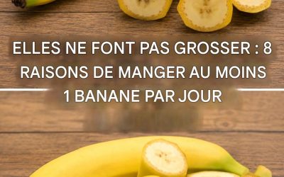 Les bananes ne font pas grossir : 8 raisons d’en manger