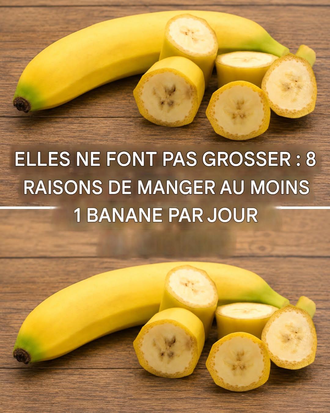 Les bananes ne font pas grossir : 8 raisons d’en manger