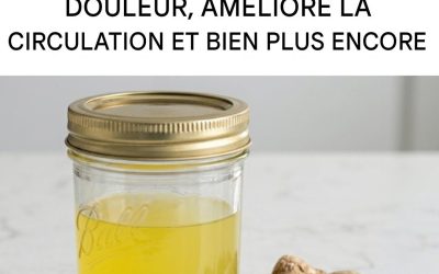 Huile de gingembre : un analgésique naturel qui soulage les douleurs articulaires et les maux de tête.