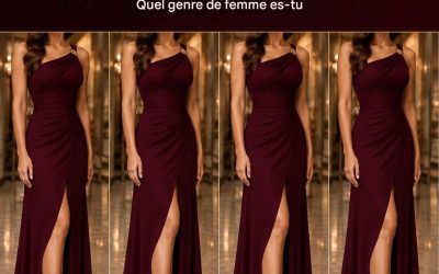 Quelles chaussures vont le mieux avec cette robe ? Votre réponse révèle quel genre de femme vous êtes.