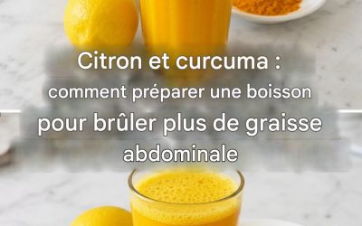 Comment associer le citron et le curcuma pour perdre du poids et accélérer la digestion