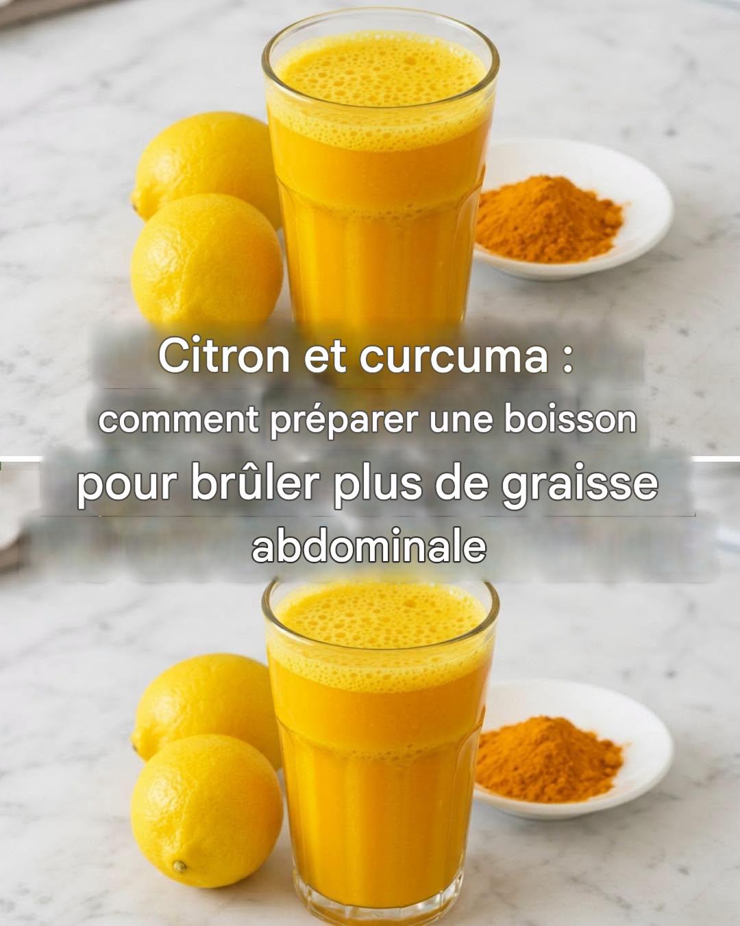 Comment associer le citron et le curcuma pour perdre du poids et accélérer la digestion