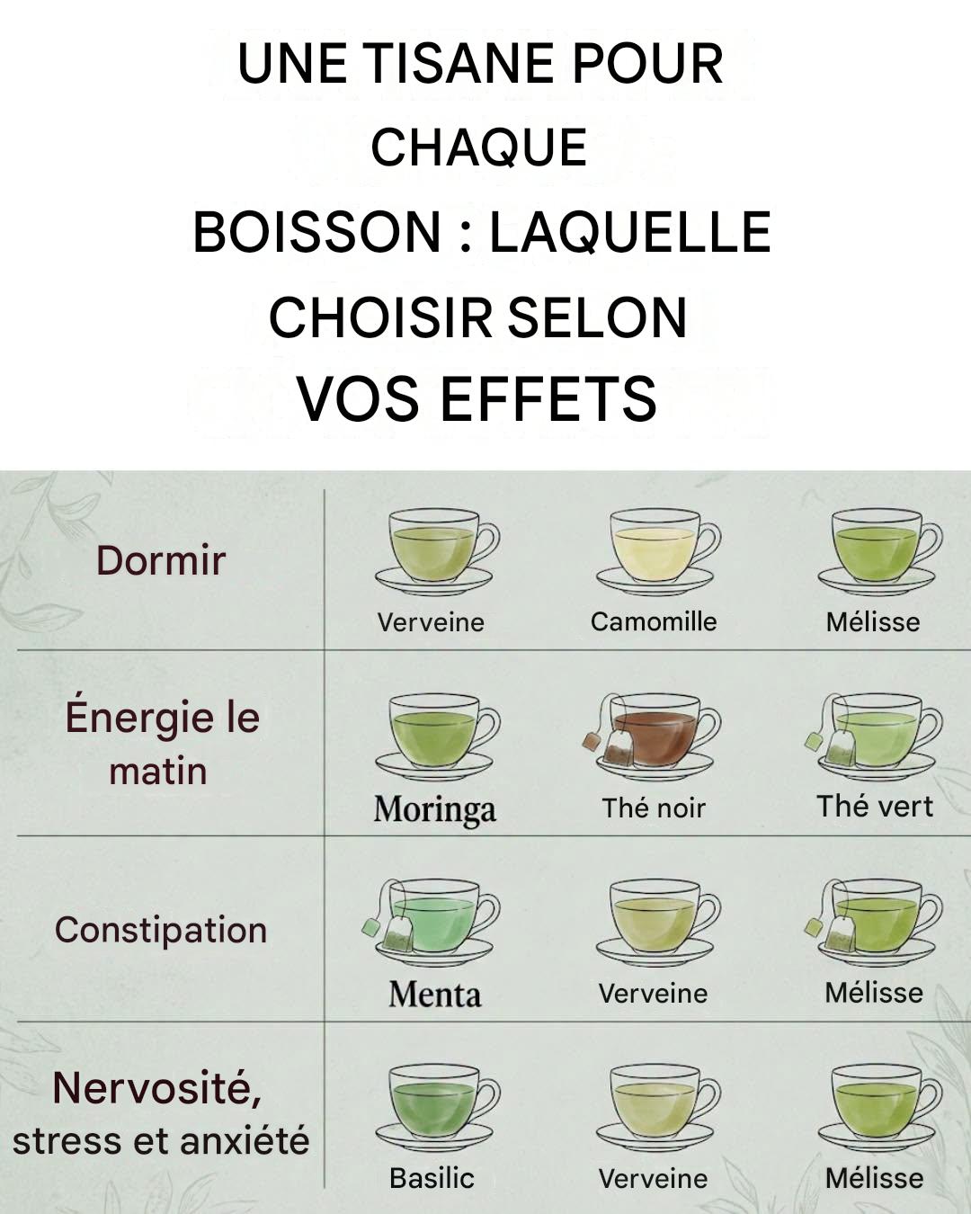 Une tisane pour tout