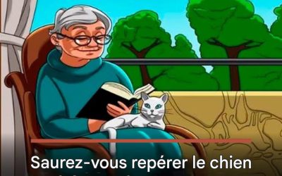 Saurez-vous repérer le chien caché ? Seule une personne sur dix le voit en moins de 10 secondes.
