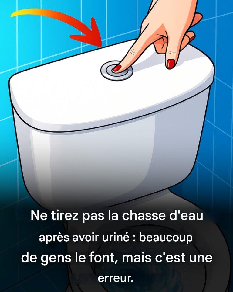 Tirer la chasse d’eau : pourquoi ne pas la tirer à chaque fois ?