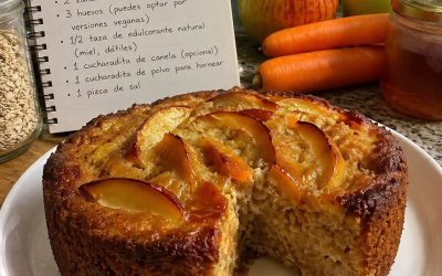 Gâteau à l’avoine, aux pommes et aux carottes