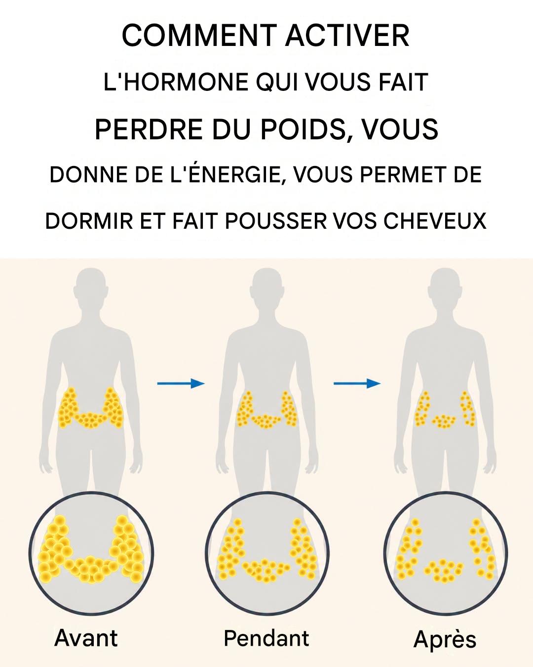 Comment activer l’hormone qui favorise la perte de poids, donne de l’énergie, combat l’insomnie et la chute des cheveux