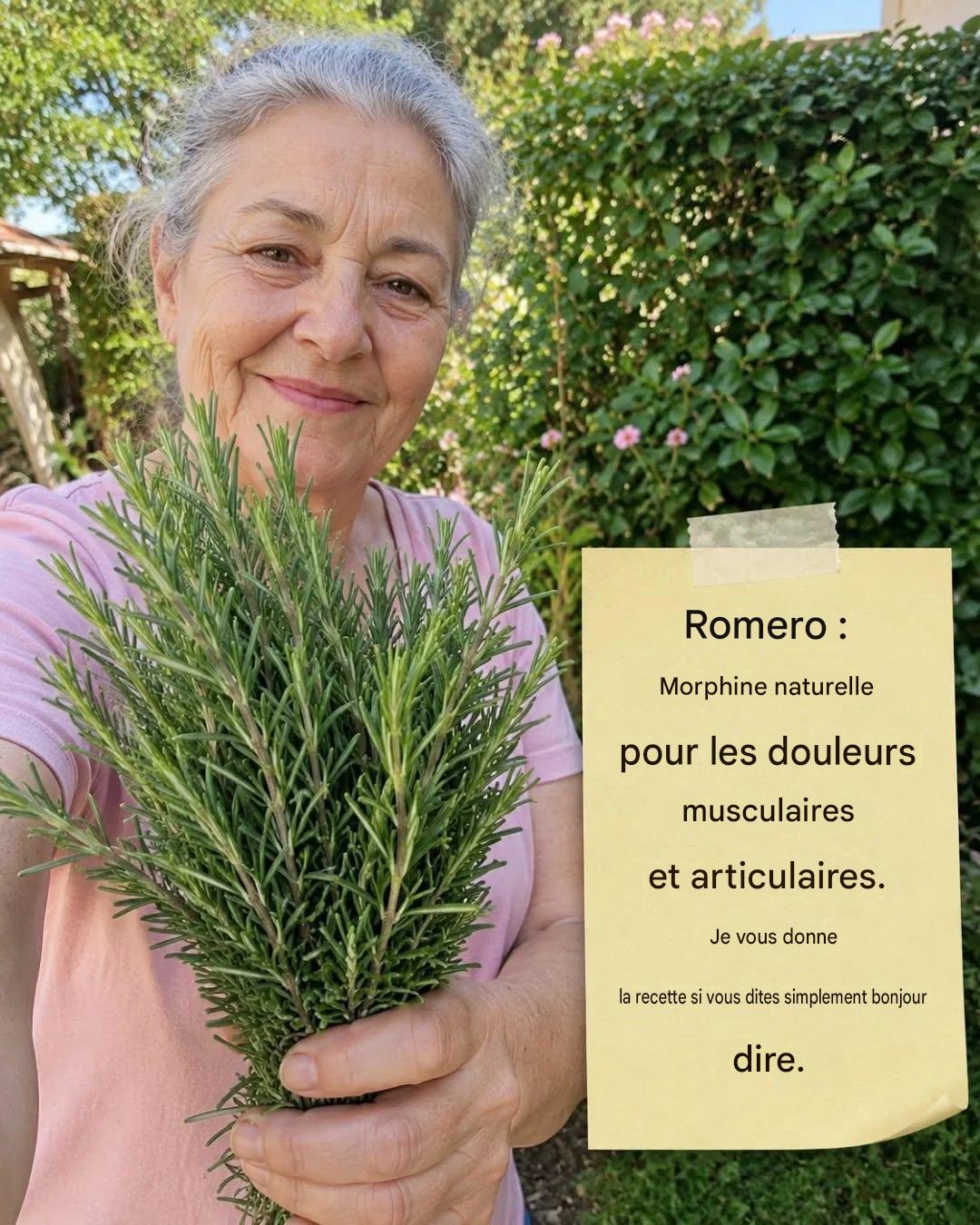 Morphine naturelle au romarin pour soulager les douleurs musculaires et articulaires