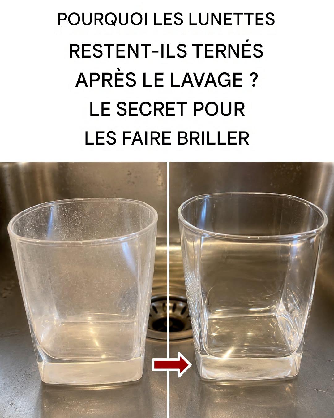 Comment enlever le voile blanc des verres et leur redonner leur éclat