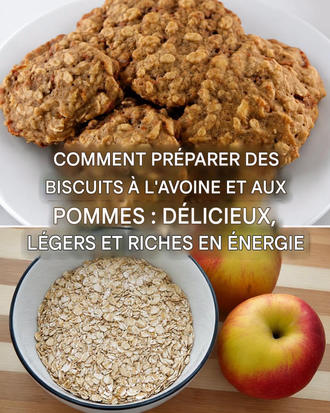 Recette de biscuits à l’avoine et aux pommes : un petit-déjeuner nourrissant et léger