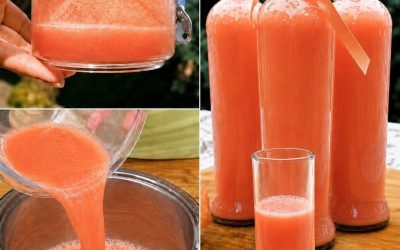 Sirop de pêches maison