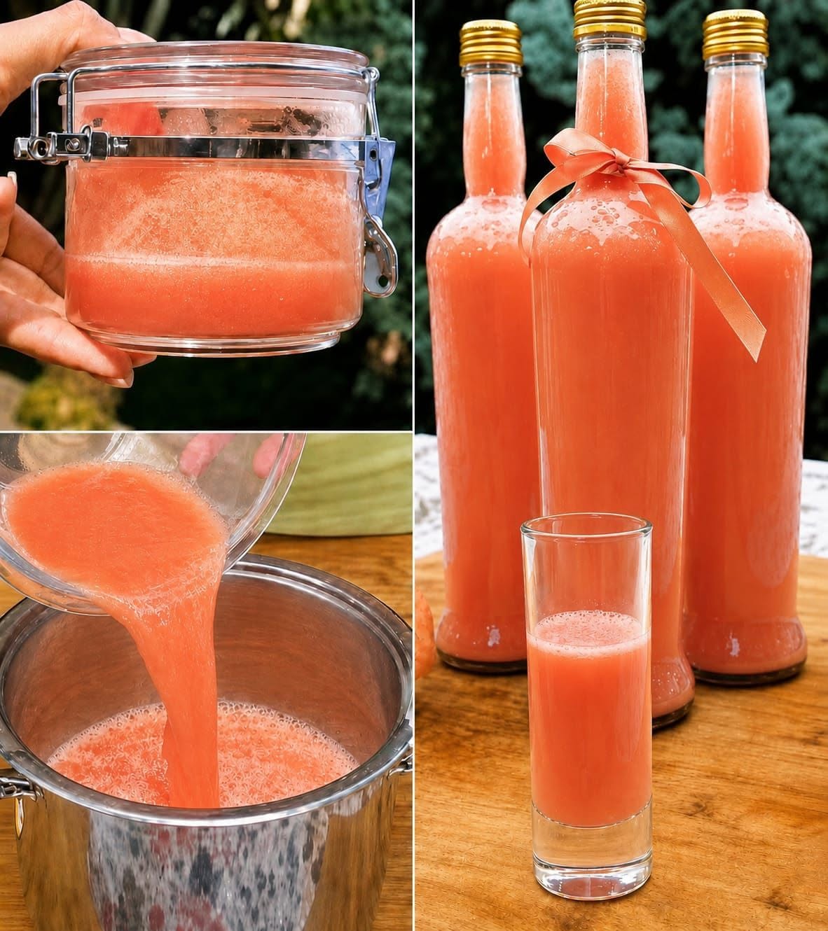 Sirop de pêches maison