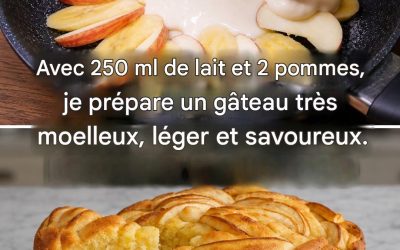 La recette d’un dessert très léger qui peut être préparé sans four et avec un seul œuf.